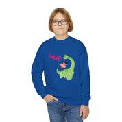Brontosaurus Swing! Kids Cotton Sweatshirt