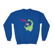 Brontosaurus Swing! Kids Cotton Sweatshirt