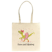 Fierce and Fabulous Raptor - Recycled Tote Bag