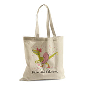 Fierce and Fabulous Raptor - Recycled Tote Bag