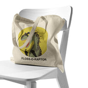 Floss-o-Raptor - Recycled Tote Bag