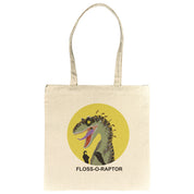 Floss-o-Raptor - Recycled Tote Bag