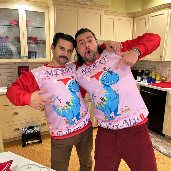 'Merry T-Rex-Mas'Ugly Christmas Sweater Unisex