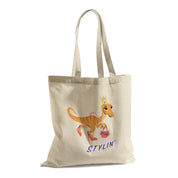Stylin'Princess Raptor - Recycled Tote Bag