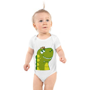Organic Cotton Pug and T-Rex Baby Onesie