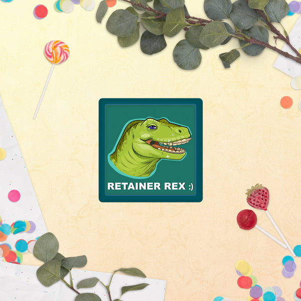 Retainer Rex Sticker - Hawthorne (Metal)