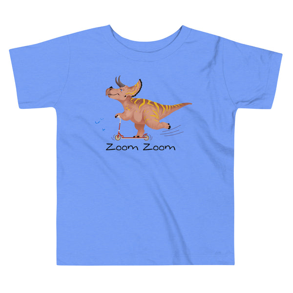 Scooter Triceratops Kid's Cotton T-Shirt