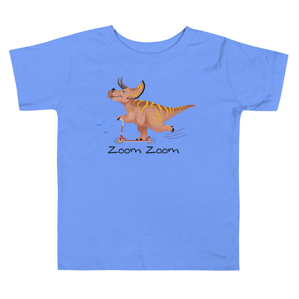 Scooter Triceratops Kid's Cotton T-Shirt