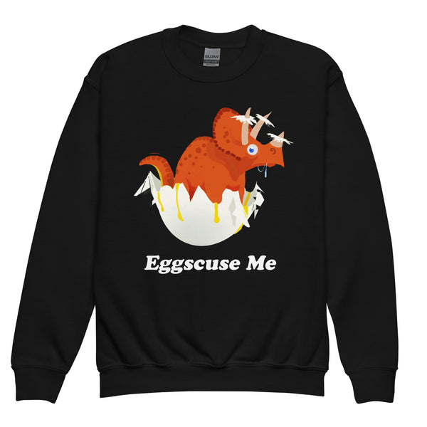 Egg-Scuse Me! Kids Cotton Sweatshirt