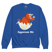 Egg-Scuse Me! Kids Cotton Sweatshirt