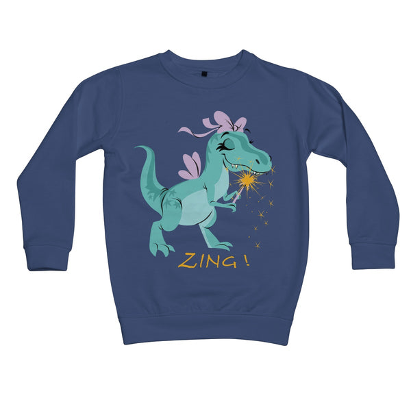 Lil'Fairy T-Rex Kids Cotton Sweatshirt