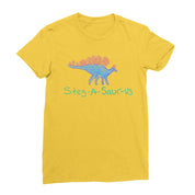 Doodle Steg-A-Saur-Us Womens T-Shirt