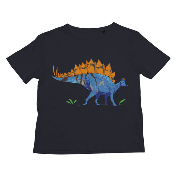 Dinostorus Stegosaurus Kids Tee Navy