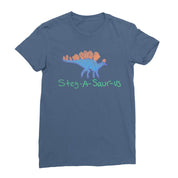 Doodle Steg-A-Saur-Us Womens T-Shirt