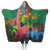 Dinosaurs in the Forest Hooded Blanket