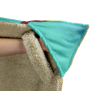 T-Rex Teeth Clean Hooded Blanket