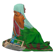 T-Rex Chase Hooded Blanket (side)