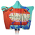 T-Rex Teeth Clean Hooded Blanket