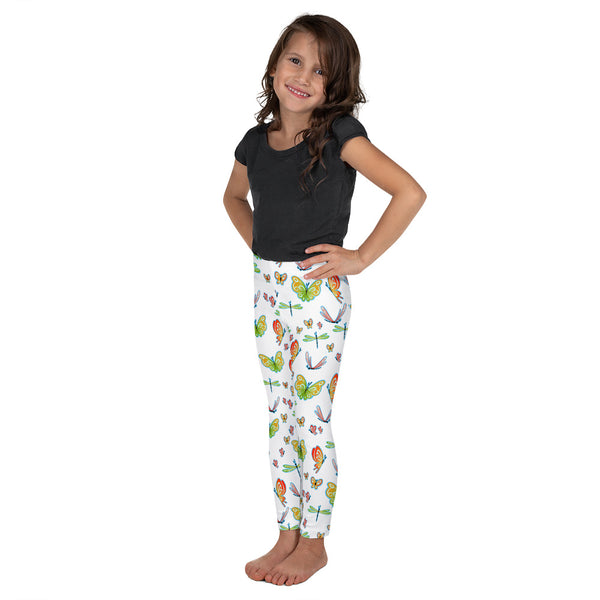 Butterflies and Dragonflies Girls Leggings