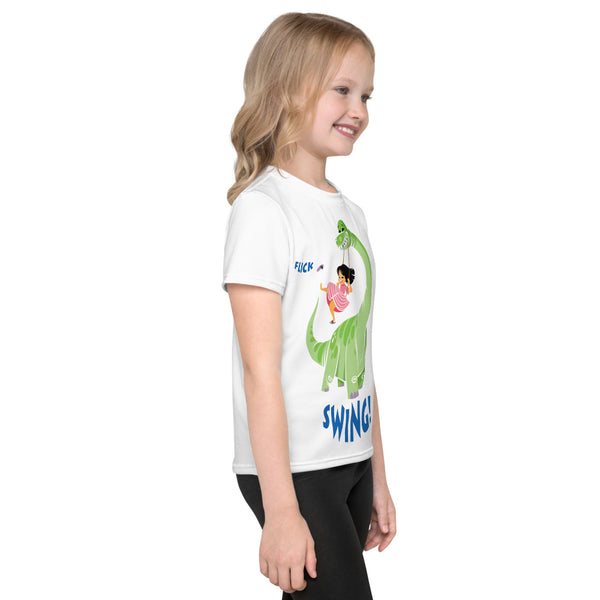The Dino Swing Kid's Tee Side