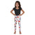 Dinostorus Beach Dino Youth Leggings (front)