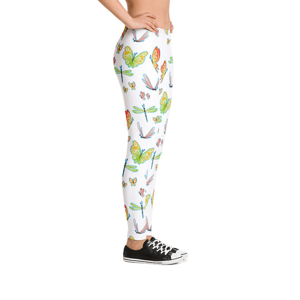 Butterflies and Dragonflies- Women's Leggings