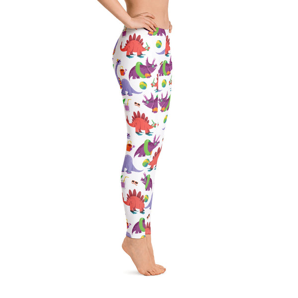 Beach Dino Fun Women's Leggings