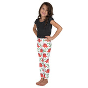 Dinostorus Stegosaurus Floral Youth Leggings (side)
