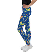 Butterflies and Dragonflies Youth Girl Leggings