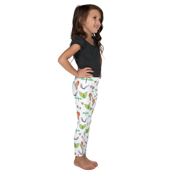 Butterflies and Dragonflies Girls Leggings