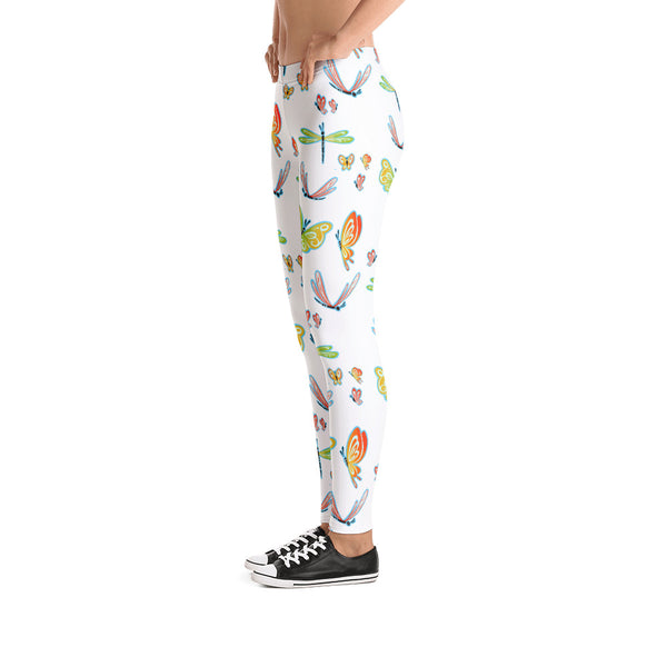 Butterflies and Dragonflies- Women's Leggings