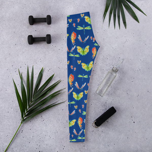 Butterfly and Dragonflies Women's Leggings