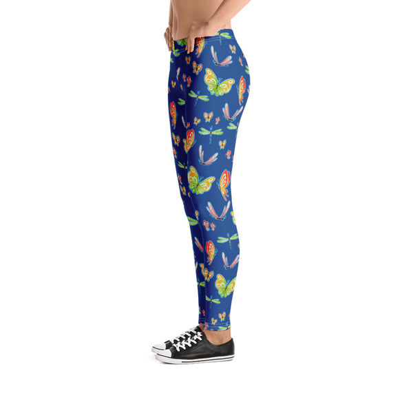 Butterfly and Dragonflies Women's Leggings