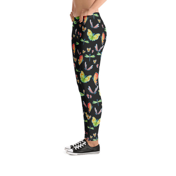 Butterflies and Dragonfies - Women's Leggings