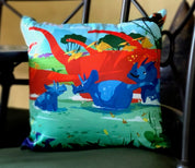 River Hang Out Throw Pillow