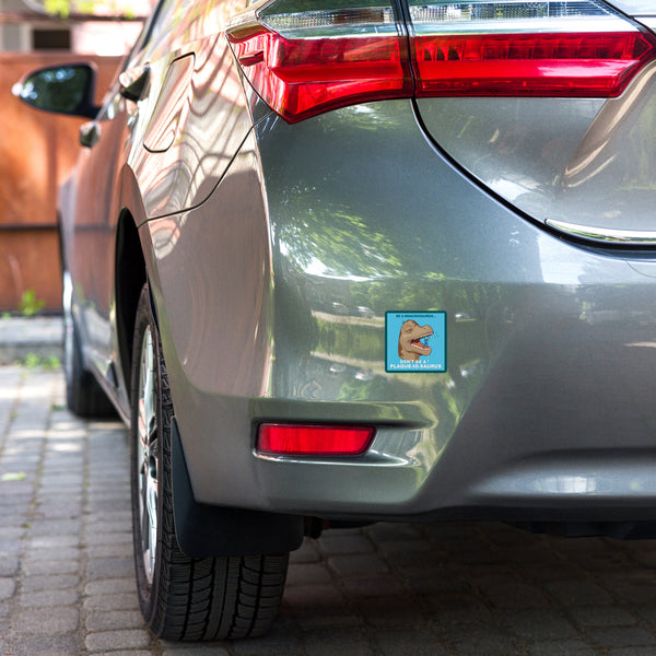 Plaque-io-Saurus Sticker