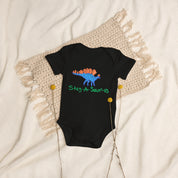 Organic Cotton Steg-A-Saurus Baby Onesie