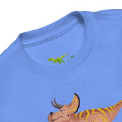 Scooter Triceratops Kid's Cotton T-Shirt