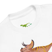Scooter Triceratops Kid's Cotton T-Shirt