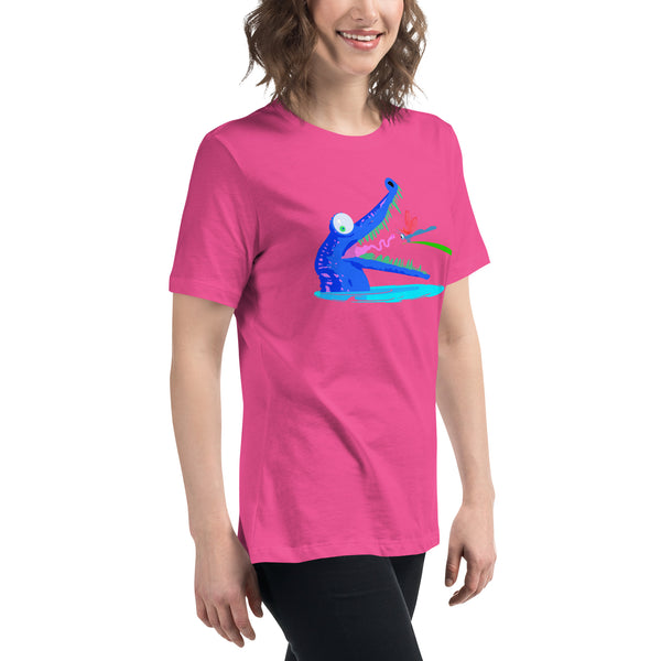 Crocodile Teeth Women's Cotton T-Shirt