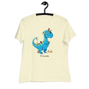 T-Rex and Kittens Frendz Women's Cotton T-Shirt