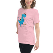 T-Rex and Kittens Frendz Women's Cotton T-Shirt