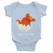 Egg-Scuse-Me Baby bodysuit