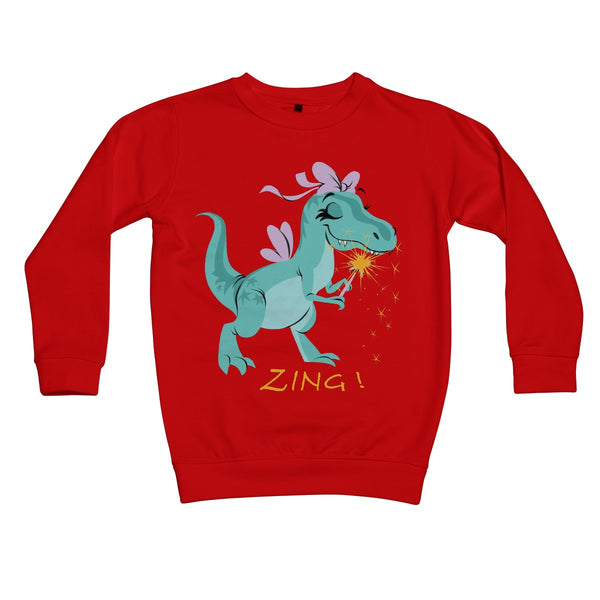 Lil'Fairy T-Rex Kids Cotton Sweatshirt