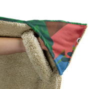 Dinosaurs in the Forest Hooded Blanket